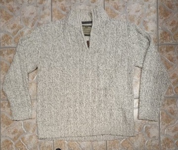 Sweter XL, rozpinany - zamek