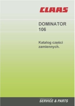 Katalog części kombajn claas Dominator 106