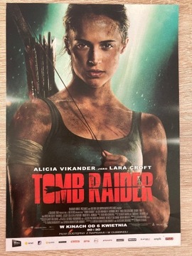 Tomb Raider - ulotka z kina