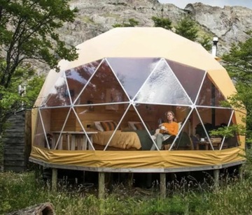 Namiot iglu, namiot sferyczny, glamping