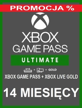 Subskrypcja Game Pass + Live Gold 14 Miesięcy