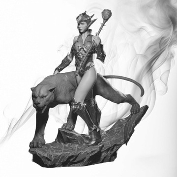 Figurka druk 3D żywica " Evil Lyn "-12cm