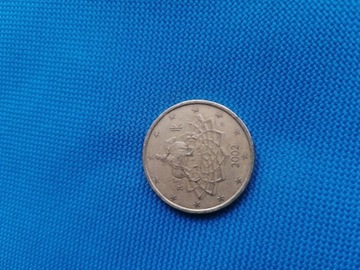 Kolekcjonerska moneta 50 euro cent 2002