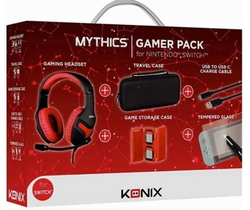 Zestaw akcesoriów do Nintendo Switch KONIX mythics