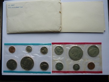 USA1975 zestaw monet coin set P + D UNC
