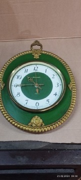 Vintage  zegar ścienny JANTAR Yantar kwarc ZSRR
