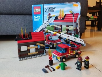 Lego City 60003 straż pożarna płonący dom