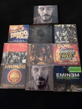 8 płyt cd z muzyką hip hop i inne 