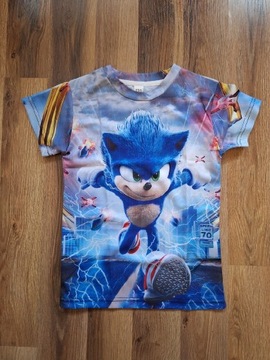 Koszulka chłopięca Sonic rozmiar 120