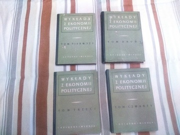Wykłady z ekonomii politycznej t. 1,2 ,3,4 