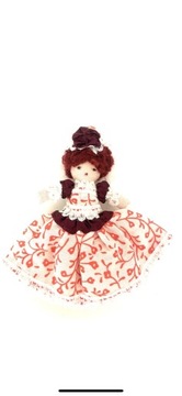 Lalka laleczka handmade rękodzieło 11cm