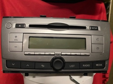 Oryginalne radio Toyota Avensis T27 