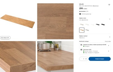 SÄLJAN Blat kuchenny ikea 2 sztuki