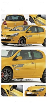 Komplet naklejek F1 Team R27 Renault Clio 3 Sport