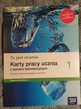 To jest chemia 1 karty pracy ucznia LO i technikum