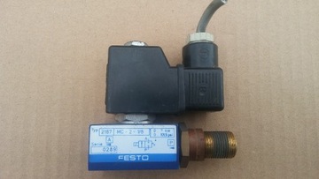 Elektrozawór pneumatyczny FESTO 2187 MC-2-1/8 220V