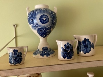 Naczynie ceramiczne ręcznie malowane