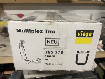 Viega muliplex trio syfon wannowy z napelnianiem