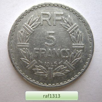 Francja - 1945 - 5 franków