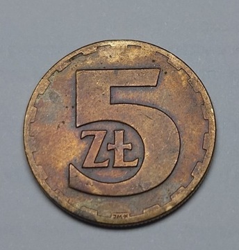 Moneta 5 złotych - 1977 rok