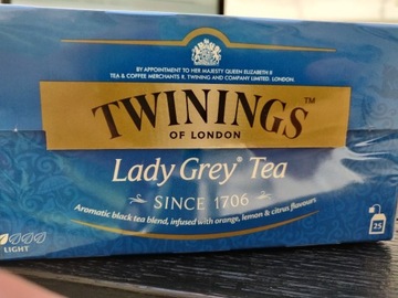 Twinings Lady Grey czarna 25x2g