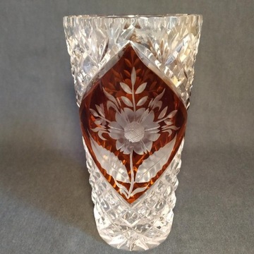 Wazon, wazon ze szkła kryształowego