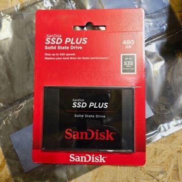 480GB SanDisk SSD PLUS SATA III