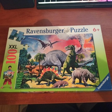 Puzzle XXL 100 elementów Ravensburger.