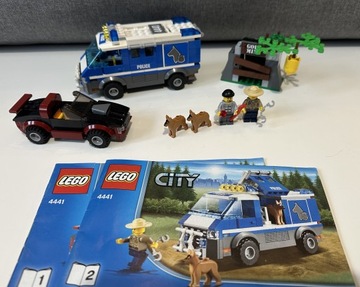 LEGO City 4441 Samochód psów policyjnych komplet