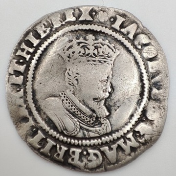 Moneta srebrna 1 szyling 1603-1605 Irlandia 