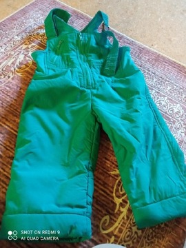 Spodnie ocieplane rozmiar 80- 86