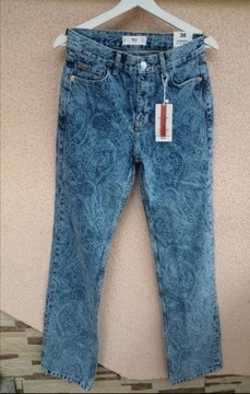 Nowe spodnie dżinsowe rozmiar M mango