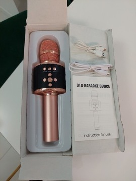 Bezprzewodowy mikrofon karaoke Bluetooth 
