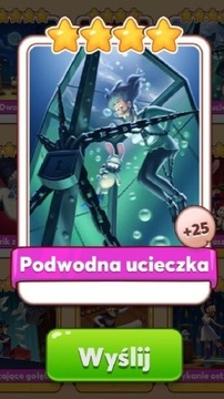 Coin master karta podwodna ucieczka szybka wysyłka