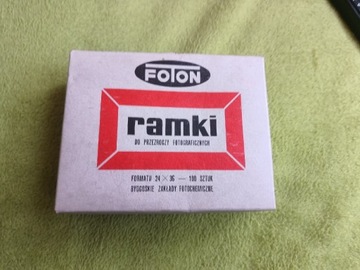 Ramki do przeźroczy Foton 24x36 100 sztuk nowe