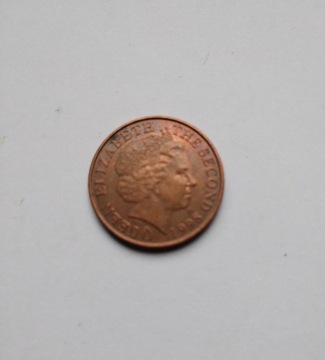 2pence 1995Wielka Brytania,stal pok.miedzią