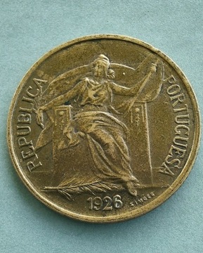 PORTUGALIA 50 Centavos 1926 ŁADNA