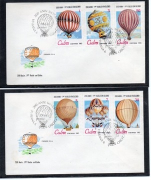 Kuba - koperty - balon - Hawana 1983r