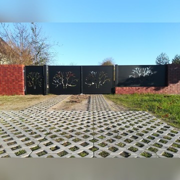 HIT !!!ogrodzenie nowoczesne- panel cięty plazmą