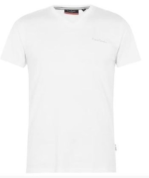 Pierre Cardin Plain T-Shirt - męska - XXL- biała