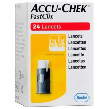 Accu-Chek Fastclix lancety 24 sztuki 31.10.2026 