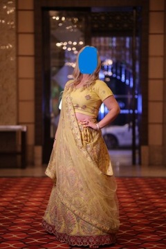 Indyjska suknia lengha sari Bollywood Warszawa
