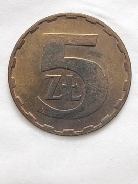 382 Polska 5 złotych, 1984