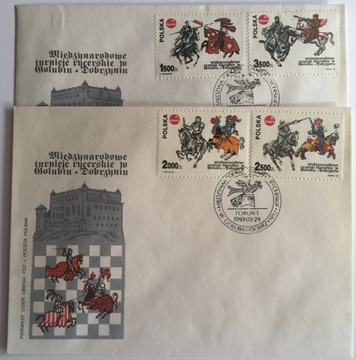 FDC 1993 - Fi 3291-3294 Turnieje rycerskie