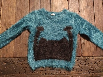 Sweterek dziewczęcy r. 116, 6 lat 