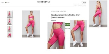 good american krótkie getry biker shorts