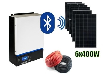 Zestaw fotowoltaiczny OFF- Grid 2,4 kW z montażem