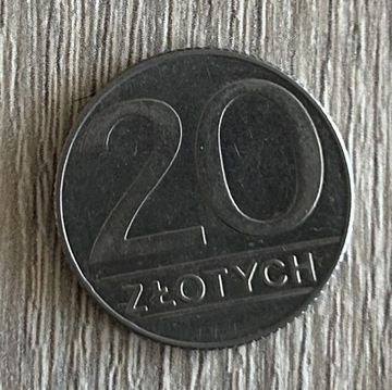 20 zł złotych nominał 1986 ładna z obiegu