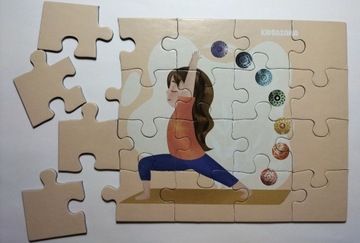 Puzzle - Kidsasana: Wojownik I