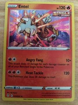 Entei 019/203 Pokemon TGC